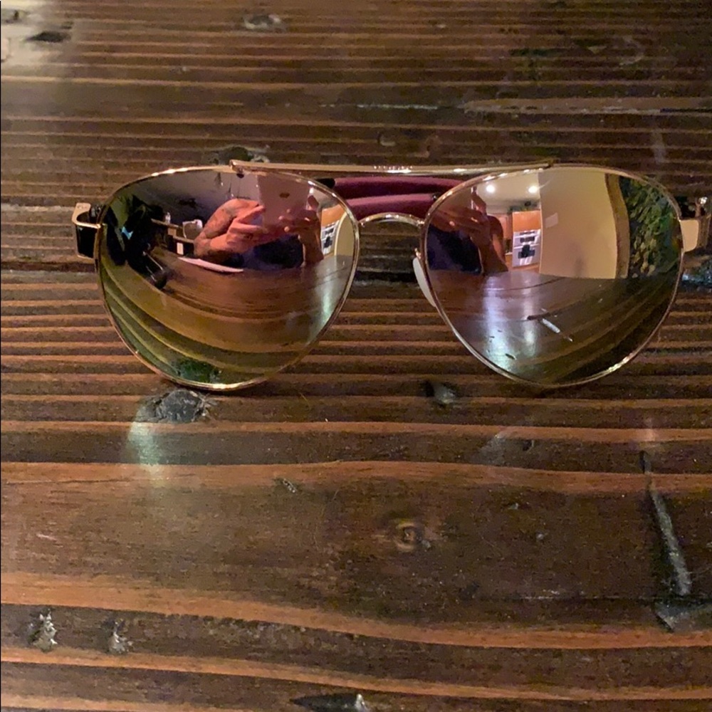 Costa Aviators Rose Gold
